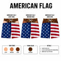 BunsOutCo American Flag prank swim trunks